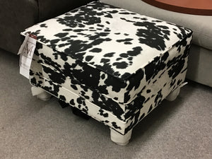 Simply Yours Non-Storage Ottoman by Marshfield 9000-09 Udder Madness Domino #15