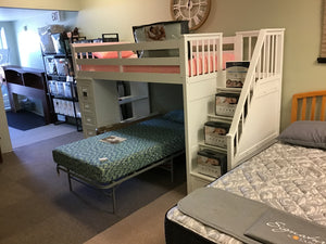 Schoolhouse 4.0 Loft Bed by Hillsdale Furniture 7090A, 7090B, 7090E, 7090F, 7090G, 7090M, 7090N