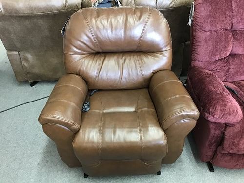 Bodie Leather Power Lift Recliner by Best Home Furnishings 8NW11LU 73225-L Camel