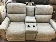 Load image into Gallery viewer, Apollo Power Reclining Loveseat w/ Headrest &amp; Console by La-Z-Boy Furniture U49-757 E153755 Charcoal