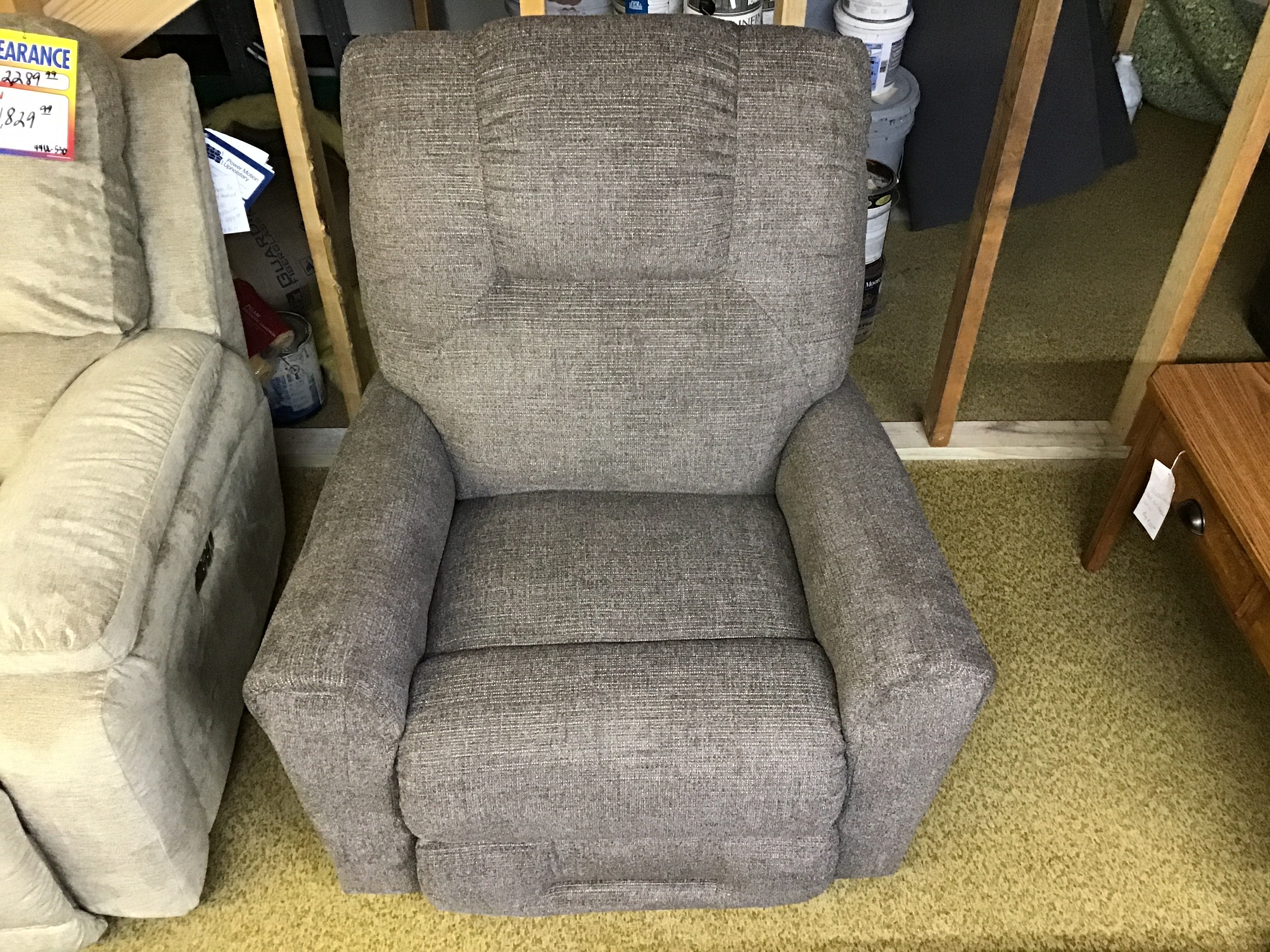 Easton Rocker Recliner by La Z Boy Furniture 10 702 C166176 Otter