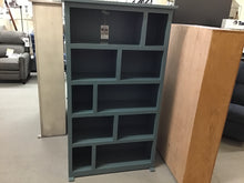 Load image into Gallery viewer, Rustic Alcove 66&quot; Bookcase by American Heartland 30365DB Dark Blue