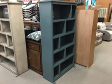 Load image into Gallery viewer, Rustic Alcove 66&quot; Bookcase by American Heartland 30365DB Dark Blue