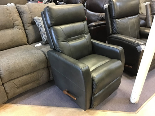 Lennon Leather Rocker Recliner by La-Z-Boy Furniture 10-787 LB180459 Charcoal Discontinued style