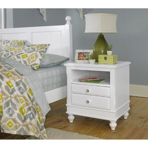 Lake House Nightstand by Hillsdale Furniture 101455-103689 White
