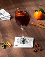 Load image into Gallery viewer, Fall Drink Recipe Coaster Set (4pc set) by Ganz MA191741