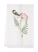 Load image into Gallery viewer, Wildflower &amp; Bird Tea Towel by Ganz ME172481