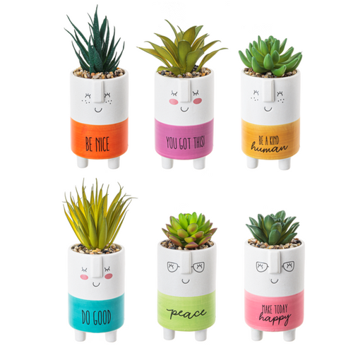 Kindness Pots w/Plant Mini Figurines by Ganz ME182873