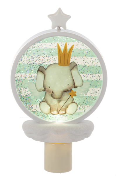 Elephant Shimmer LED Night Light by Ganz ME191637