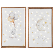 LED Light Up Framed Baby Wall Decor Canvas by Ganz ME194751