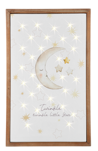 LED Light Up Framed Baby Wall Decor Canvas by Ganz ME194751