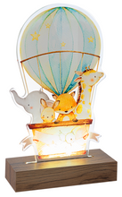 Load image into Gallery viewer, LED Light Up Baby Hot Air Balloon Tabletop Decor by Ganz ME195661