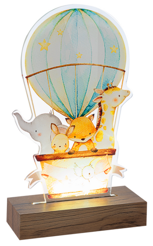 LED Light Up Baby Hot Air Balloon Tabletop Decor by Ganz ME195661