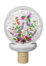 Load image into Gallery viewer, Hummingbird Shimmer LED Disk Night Light by Ganz MG183041