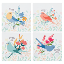 Load image into Gallery viewer, Songbird Coaster (4pc set) by Ganz MG185879