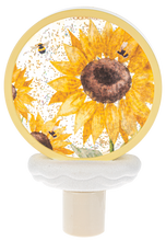 Load image into Gallery viewer, Sunflower Shimmer LED Disk Night Light by Ganz MG186672