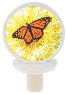 Butterfly Shimmer LED Disk Night Light by Ganz MG186674