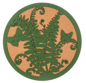 Botanical Insect 3 piece Plant Coaster Set by Ganz MG194903