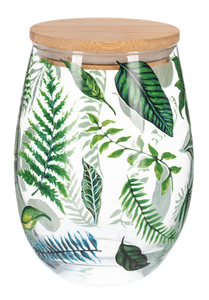 Botanical Floral Stemless Wine Tumbler (4pc ppk) by Ganz MG194910