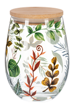 Load image into Gallery viewer, Botanical Floral Stemless Wine Tumbler (4pc ppk) by Ganz MG194910