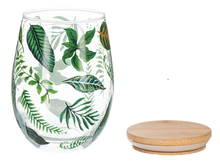 Load image into Gallery viewer, Botanical Floral Stemless Wine Tumbler (4pc ppk) by Ganz MG194910