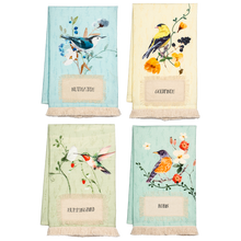 Load image into Gallery viewer, Embroidered Bird Tea Towels by Ganz MG194955