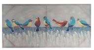 Bluebird Wall Decor Canvas by Ganz MG195676