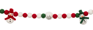 Snowman & Santa Garlands (4pc ppk) by Ganz MX184306