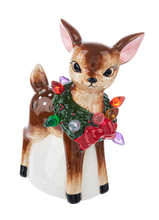 Load image into Gallery viewer, LED Light Up Retro Reindeer Mini Shimmer by Ganz MX184866