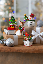 Load image into Gallery viewer, LED Light Up Retro Reindeer Mini Shimmer by Ganz MX184866