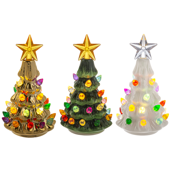 LED Light Up Holiday Tree Mini Shimmers by Ganz MX186082