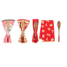 Load image into Gallery viewer, Tea Towel w/ Wooden Spoon Gift Set by Ganz MX188504