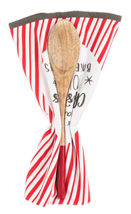 Tea Towel w/ Wooden Spoon Gift Set by Ganz MX188504