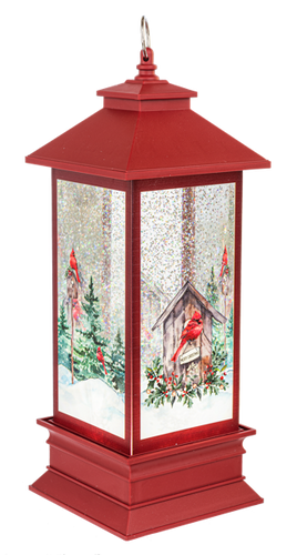 LED Light Up Shimmer Birdhouse Lantern by Ganz MX189973