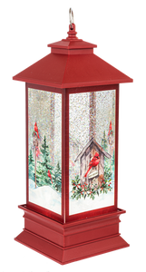 LED Light Up Shimmer Birdhouse Lantern by Ganz MX189973