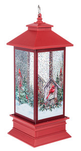 LED Light Up Shimmer Birdhouse Lantern by Ganz MX189973