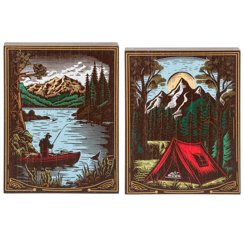 Outdoor Block Art Figurines by Ganz MX192347