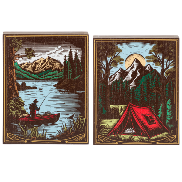 Outdoor Block Art Figurines by Ganz MX192347