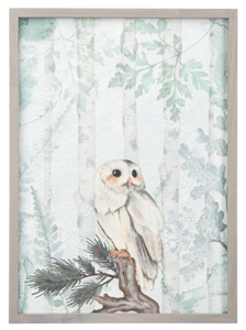 Winter Owls Wall Decor (2pc ppk) by Ganz MX192713
