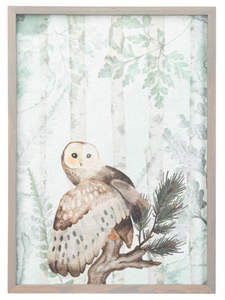 Winter Owls Wall Decor (2pc ppk) by Ganz MX192713