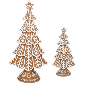 Gingerbread Tree Set (2pc set) by Ganz MX192812