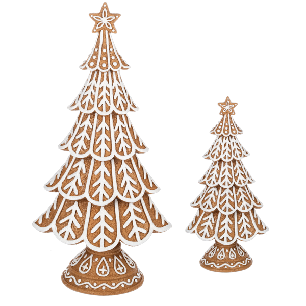 Gingerbread Tree Set (2pc set) by Ganz MX192812