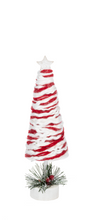 Load image into Gallery viewer, Peppermint Twist Tree Set (2pc set) by Ganz MX192944