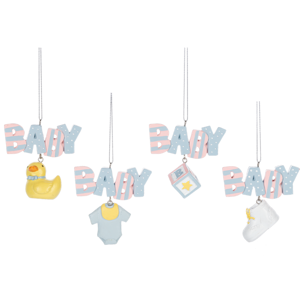 Baby Icon Ornaments by Ganz MX193302