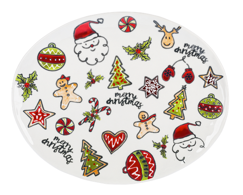 Holiday Platter - Merry Christmas by Ganz MX193860