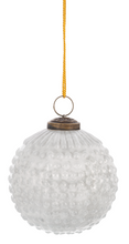 Load image into Gallery viewer, Textured White Kugel Ball Ornaments by Ganz MX194167