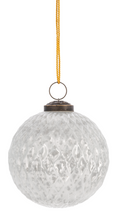 Load image into Gallery viewer, Textured White Kugel Ball Ornaments by Ganz MX194167
