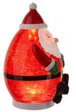 Load image into Gallery viewer, LED Light Up Shimmer Santa Figurine by Ganz MX194374