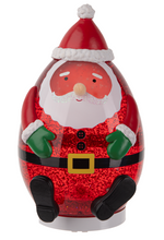 Load image into Gallery viewer, LED Light Up Shimmer Santa Figurine by Ganz MX194374