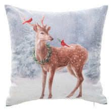 Load image into Gallery viewer, Woodland Scene Throw Pillow by Ganz MX194414